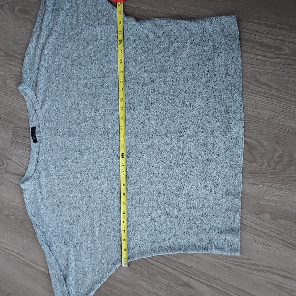 Botanique 3/4 sleeve grey white top - Picture 7 of 8